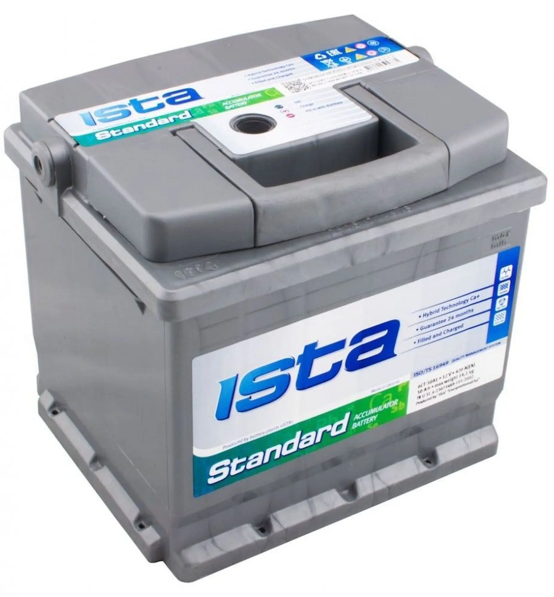 Acumulator Ista Standart 50Ah 420A +R