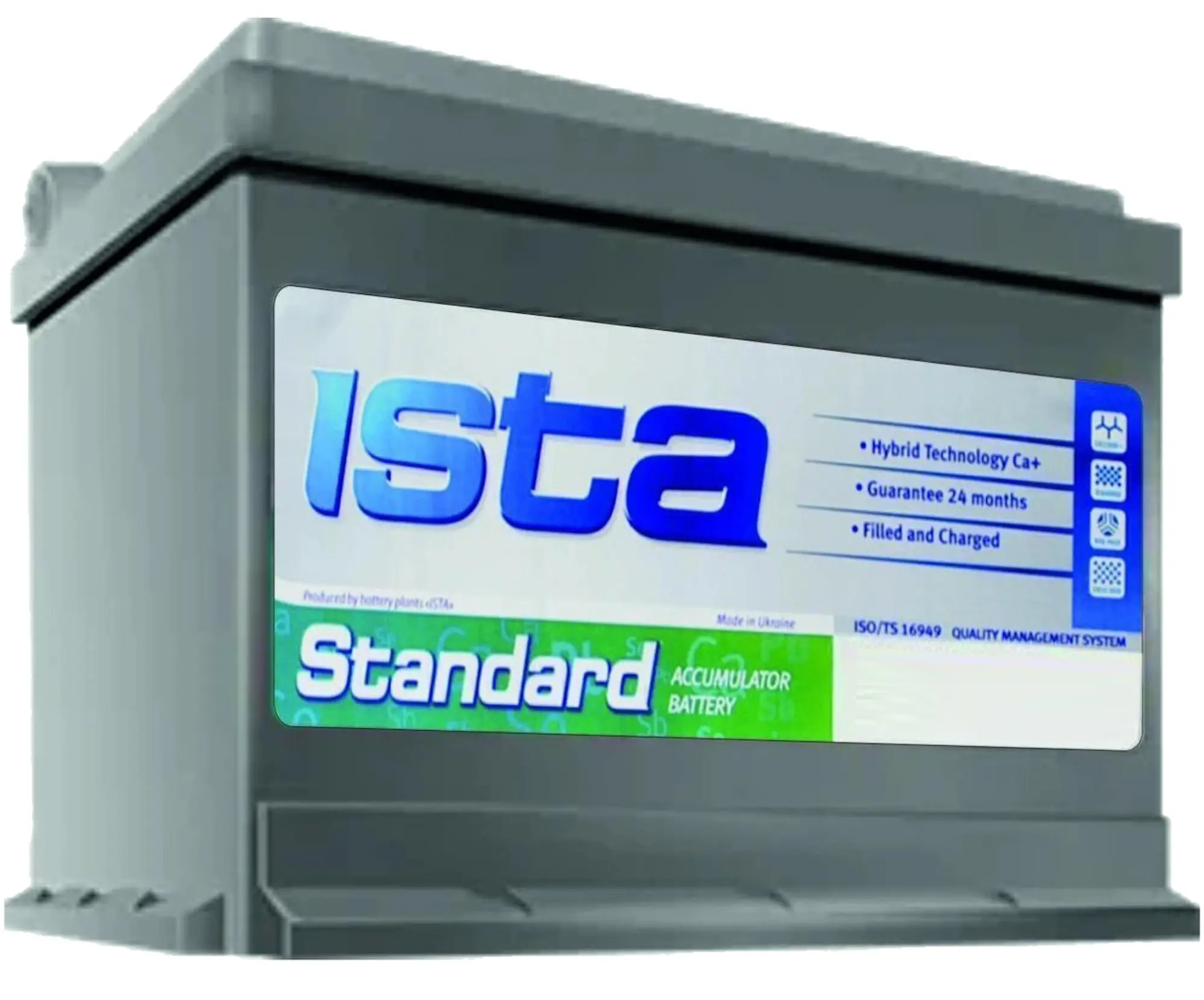 Acumulator Ista Standart 74Ah 680A +R
