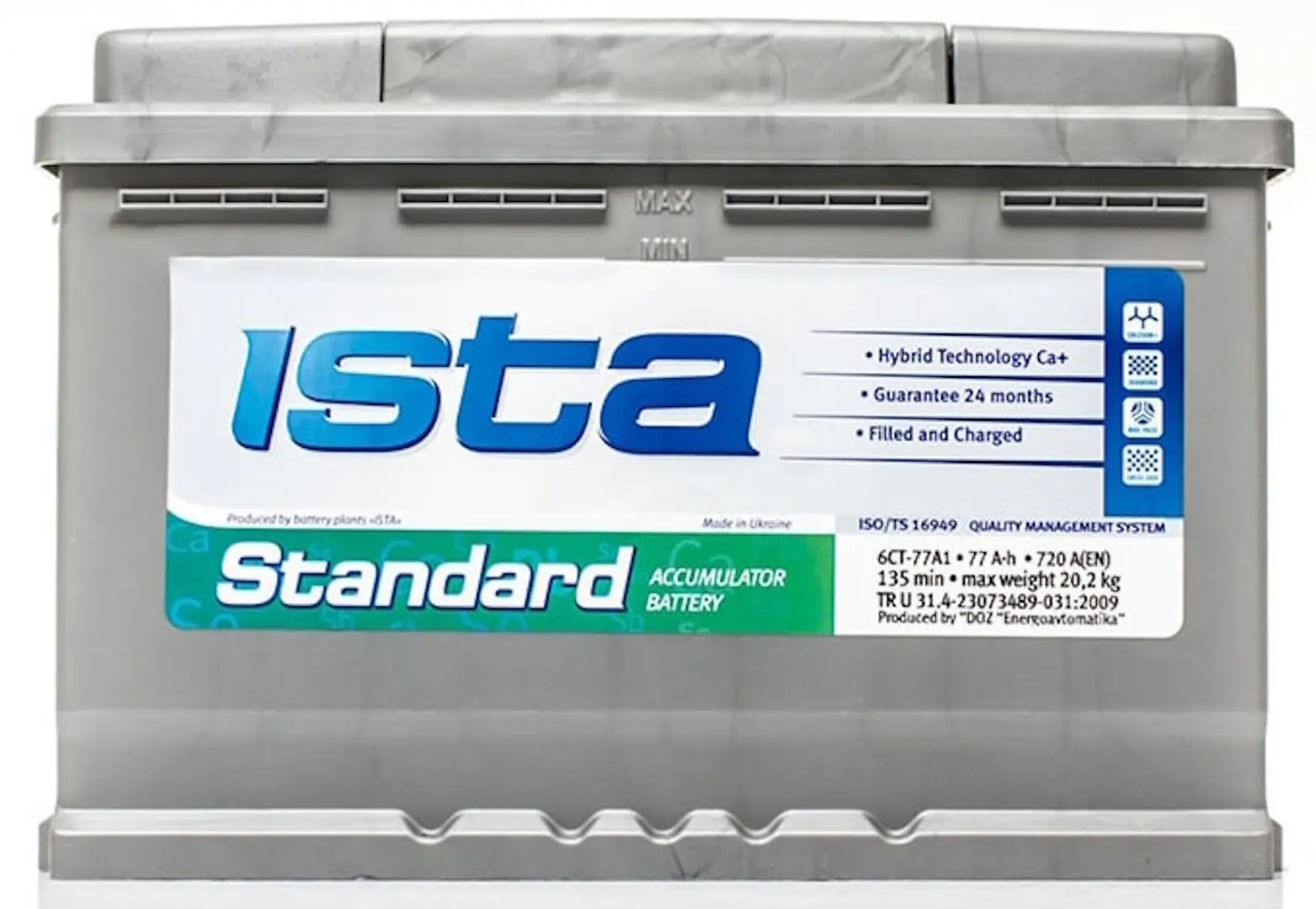 Acumulator Ista Standard 77Ah 720A +R