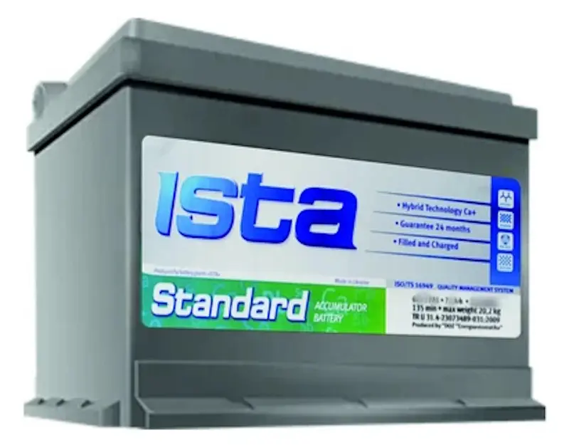 Аккумулятор Ista Standart 75Ah 690A
