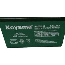 Аккумулятор Koyama 6-DZM-12 12V 12Ah Thumb