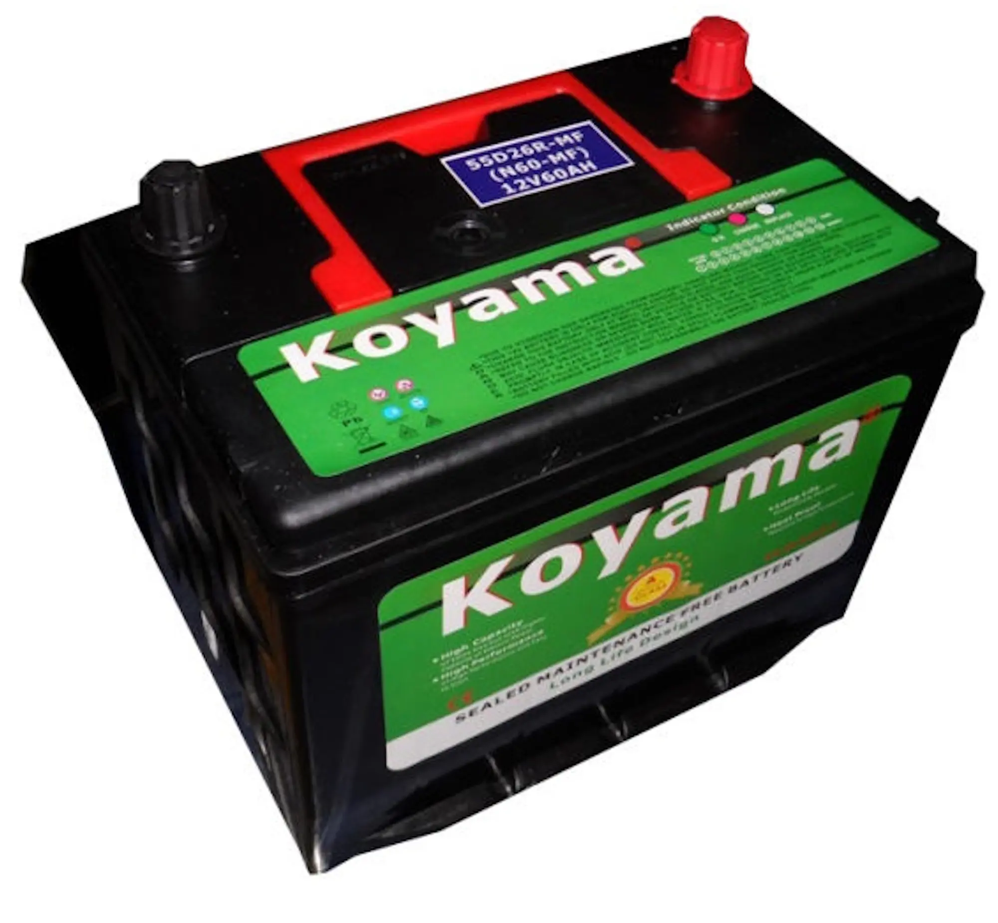 Acumulator Koyama 75D23L 60Ah 540A P+