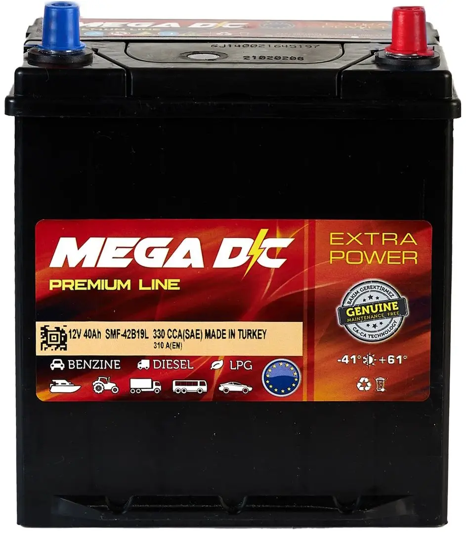 Acumulator Mega DC 40Ah 310A +R