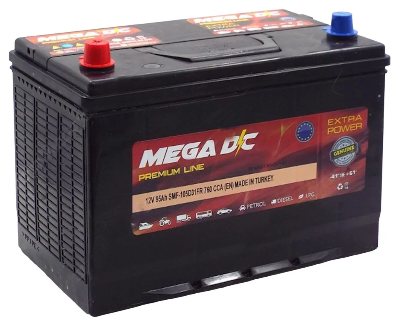 Acumulator Mega DC 95Ah 760A +L