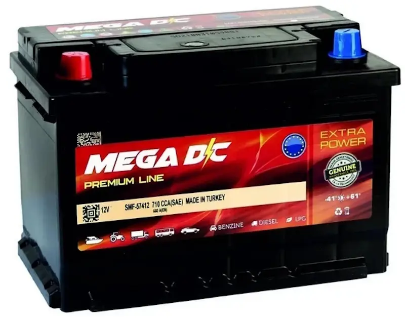 Аккумулятор Mega 65Ah 650A