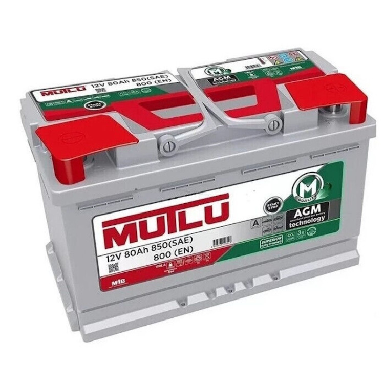 Acumulator Mutlu AGM 80Ah 800A