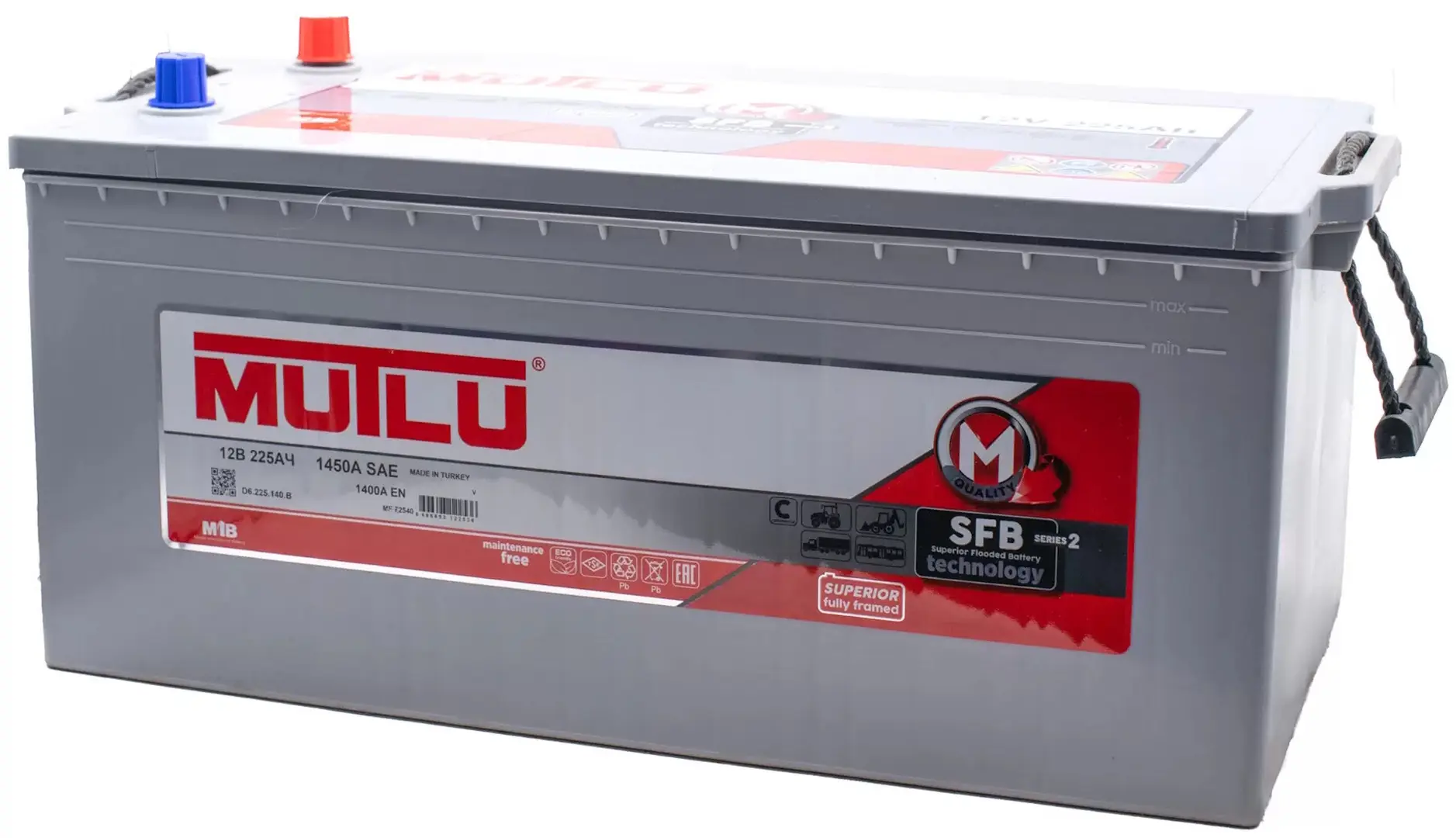 Acumulator Mutlu SFB 225Ah 1400A P+