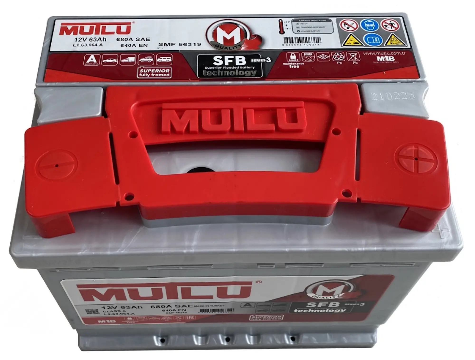 Acumulator Mutlu SFB 63Ah 640A P+