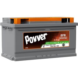 Acumulator POVVER EFB 75Ah 760A LB4.75.073.A