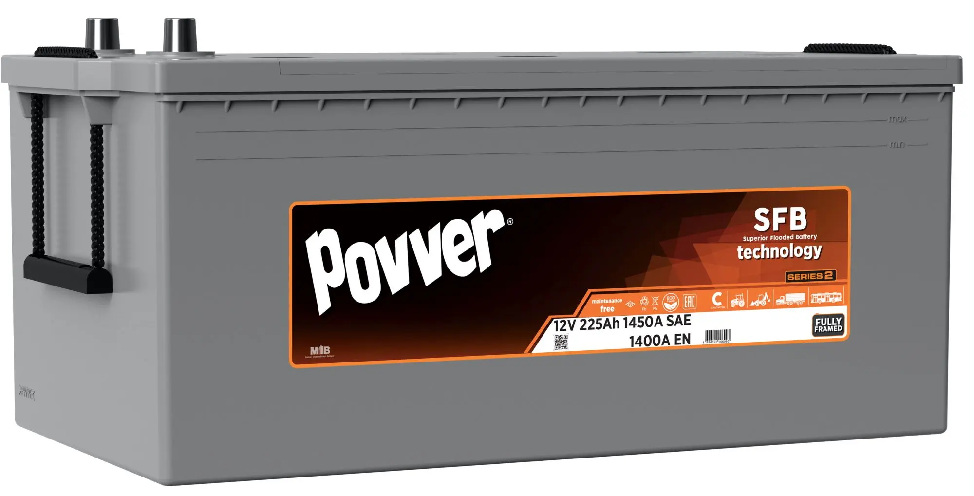 Аккумулятор Povver SFB 225Ah 1450A D6.225.140.B