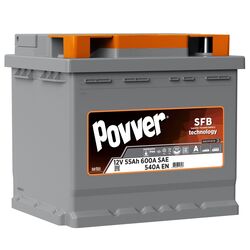 Acumulator Povver SFB 55Ah 600A LB1.55.054.A
