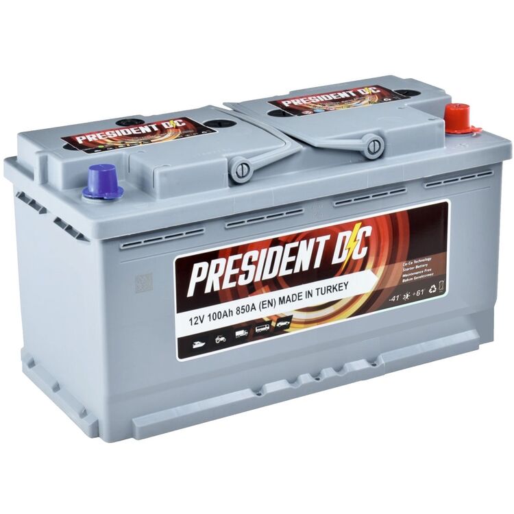 Аккумулятор President DC 100Ah 850A