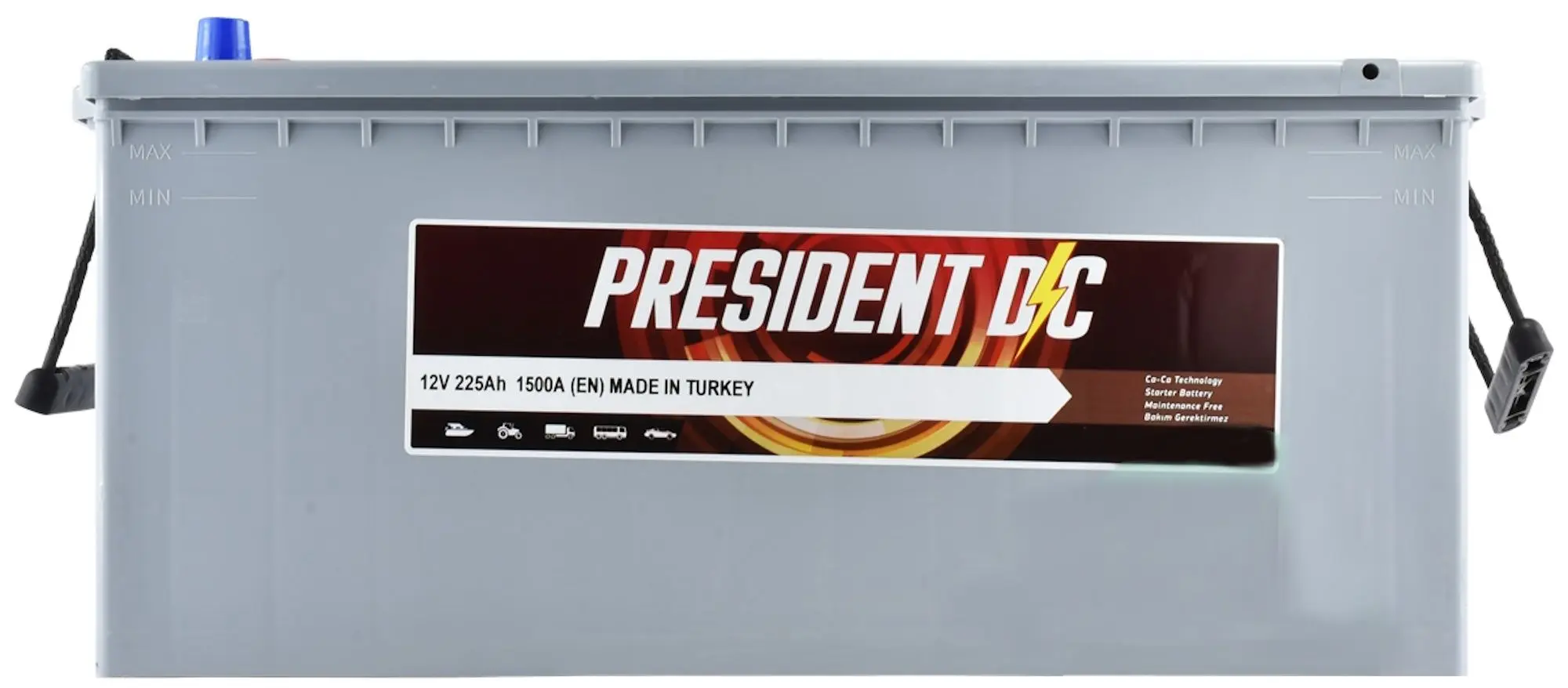 Acumulator President DC 225Ah 1500A