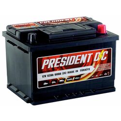 Acumulator President DC L2B 62Ah 600A +R