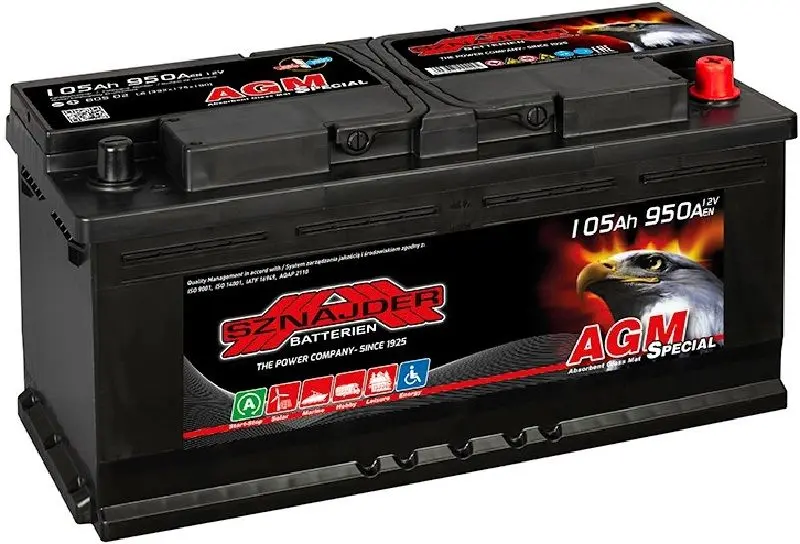 Acumulator Sznajder AGM Special 105Ah 950A
