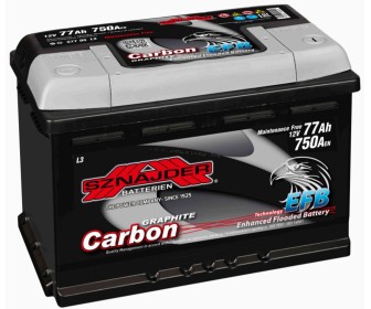 Аккумулятор Sznajder Carbon EFB 77Ah