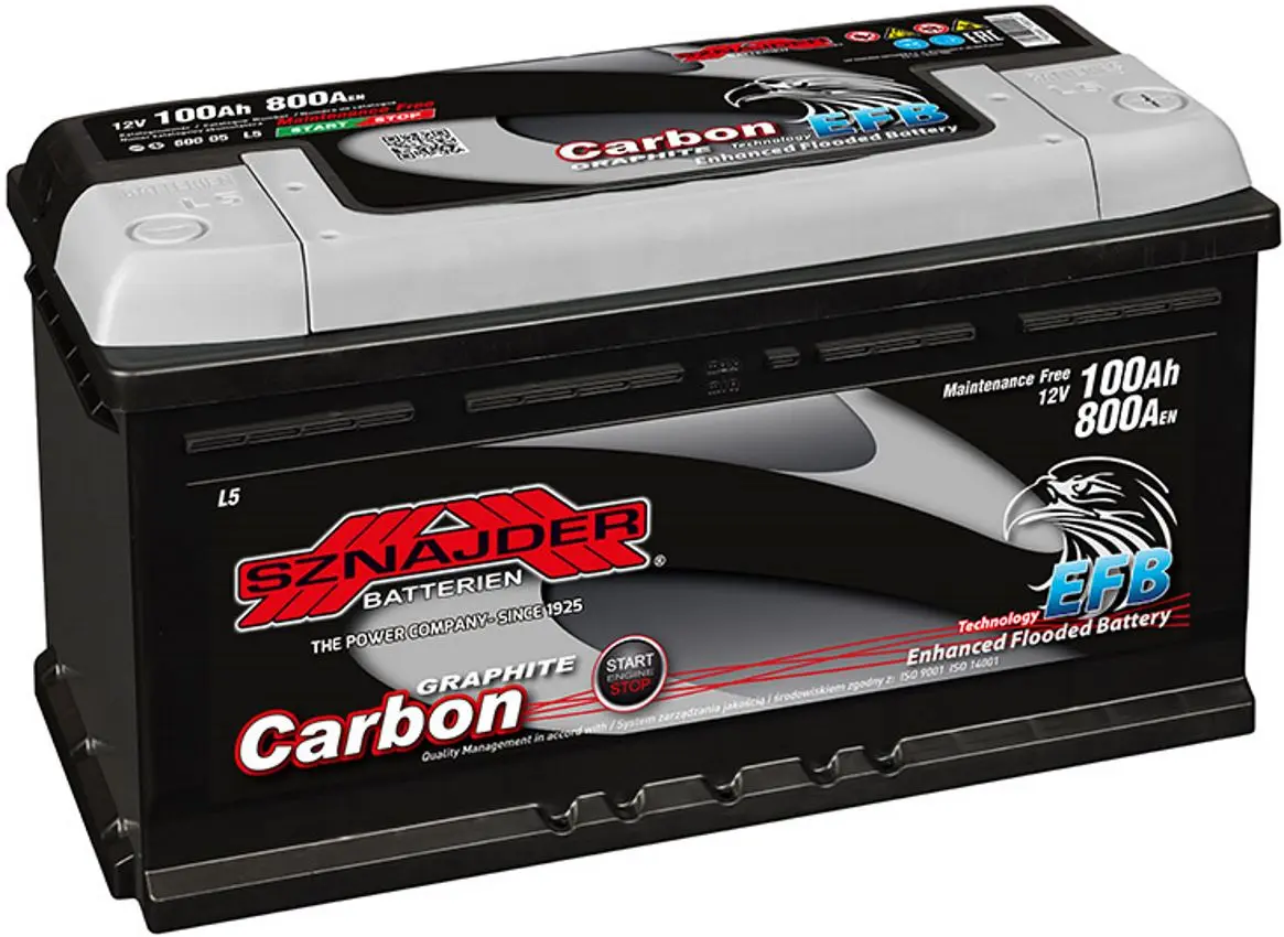 Аккумулятор Sznajder Carbon EFB 100Ah 800A