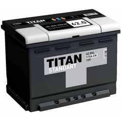 Acumulator Titan Standart 6CT-62.0 VL 570A R+