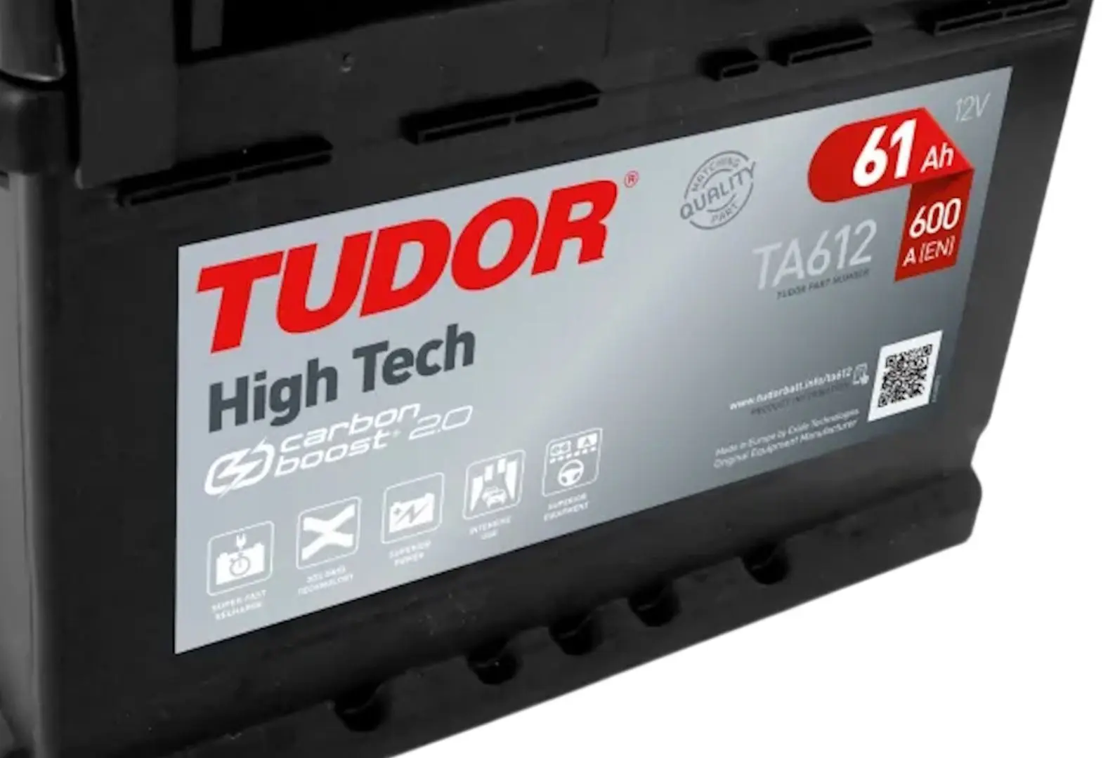 Acumulator Tudor High Tech TA612 LB2 61Ah 600A P+
