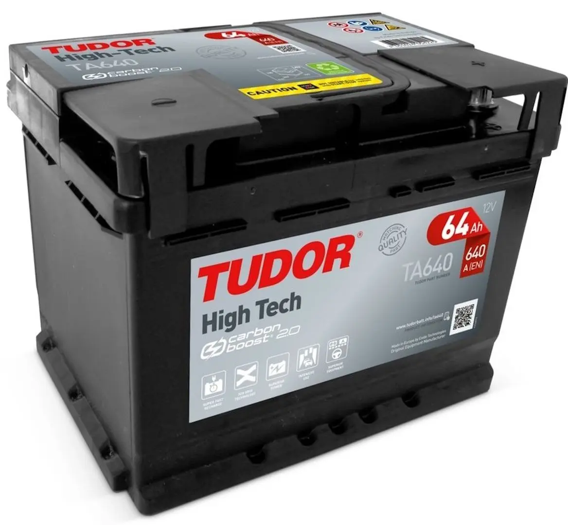Acumulator Tudor High Tech TA640 L02 64Ah 640A P+
