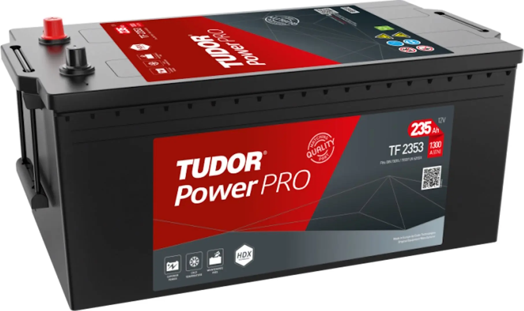Аккумулятор Tudor Power Pro TF2353 D06 235Ah 1300A L+