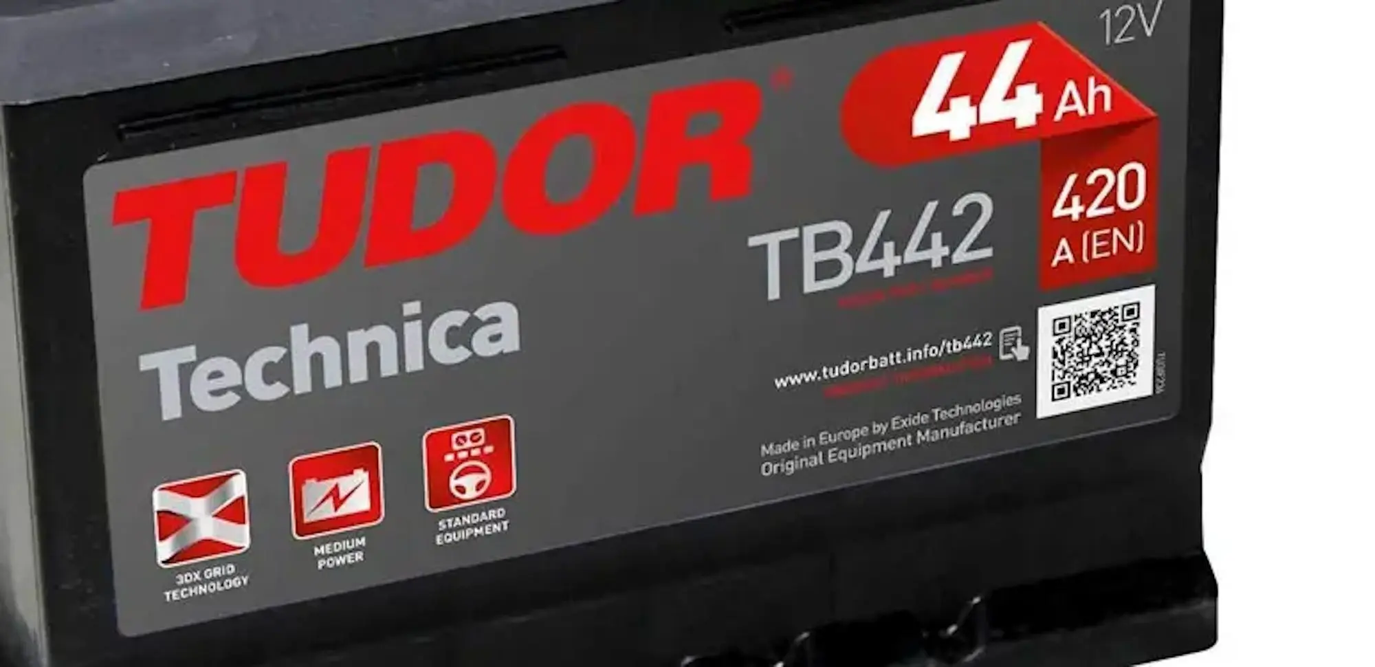 Acumulator Tudor Technica TB442 LB1 44Ah 420A P+