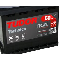 Acumulator Tudor Technica TB500 L01 50Ah 450A P+ Thumb