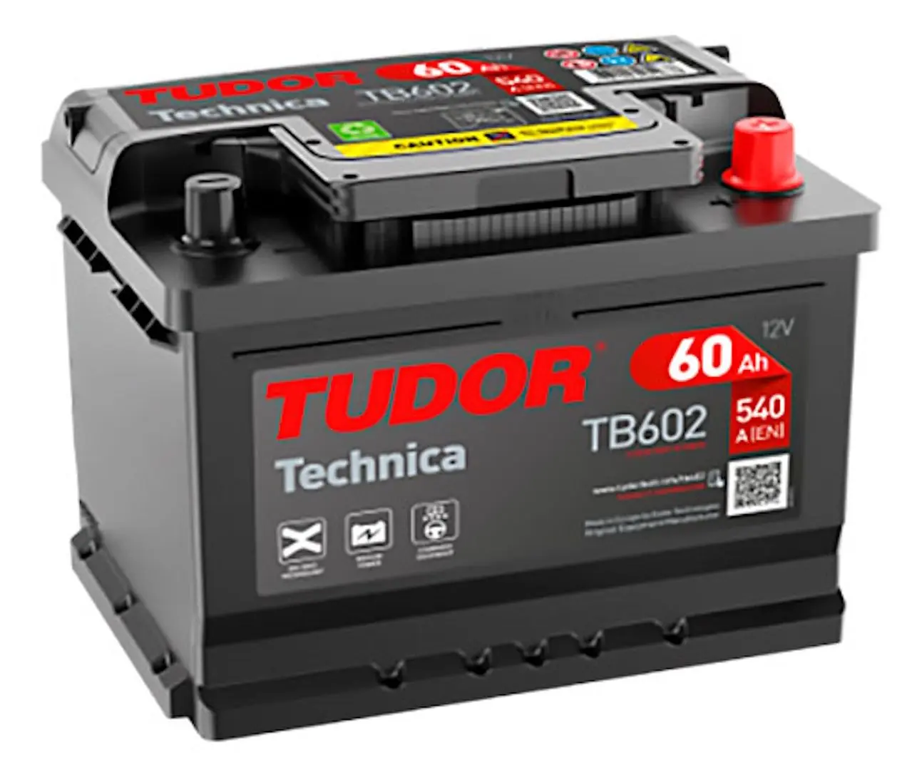 Acumulator Tudor Technica TB602 LB2 60Ah 540A P+