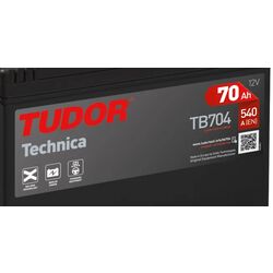 Acumulator Tudor Technica TB704 D26 70Ah 540A P+ Thumb