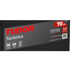 Аккумулятор Tudor Technica TB705 D26 70Ah 540A L+ Thumb