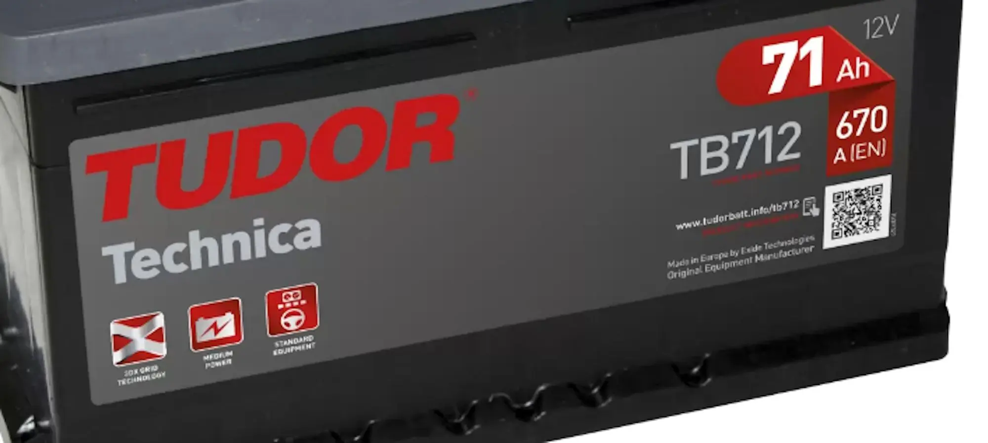 Acumulator Tudor Technica TB712 LB3 71Ah 670A P+