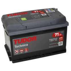 Acumulator Tudor Technica TB712 LB3 71Ah 670A P+ Thumb