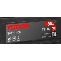 Acumulator Tudor Technica TB802 LB4 80A 700Ah P+ Thumb