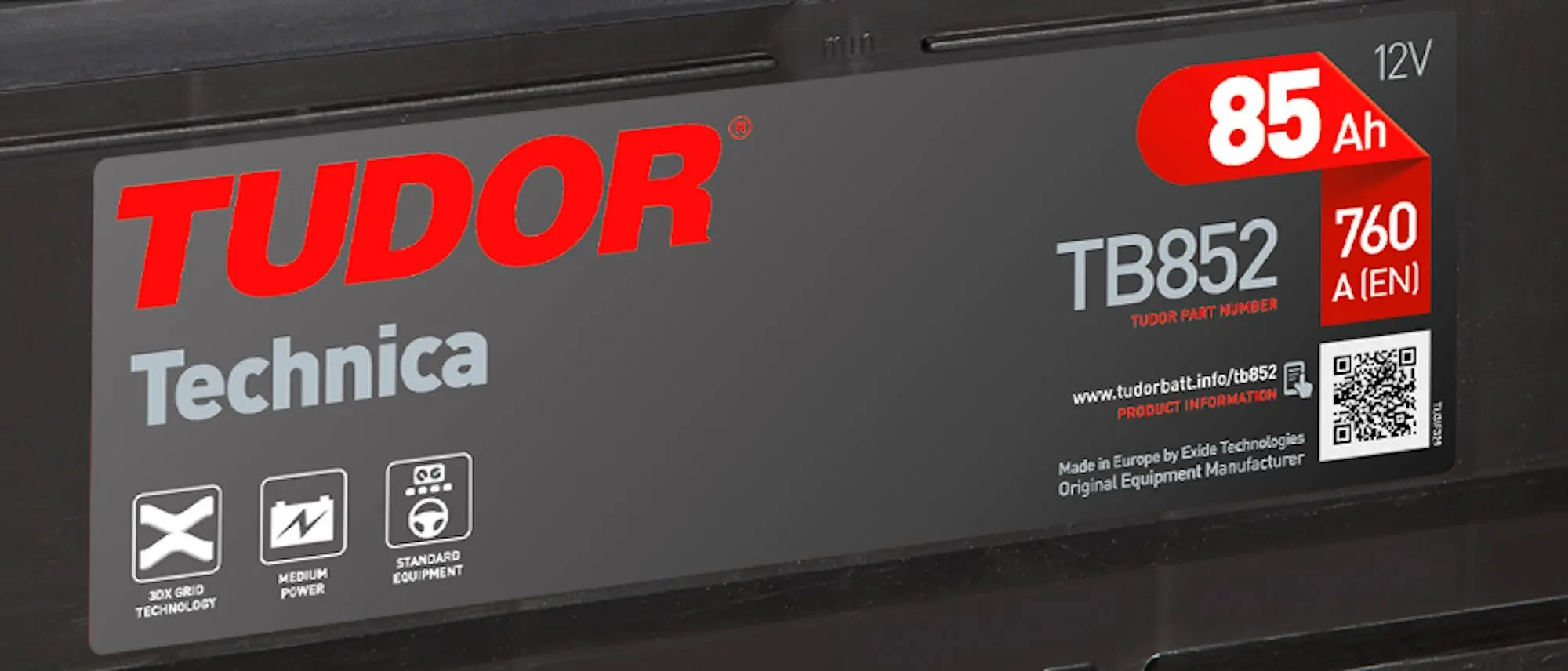 Acumulator Tudor Technica TB852 LB5 85Ah 760A P+