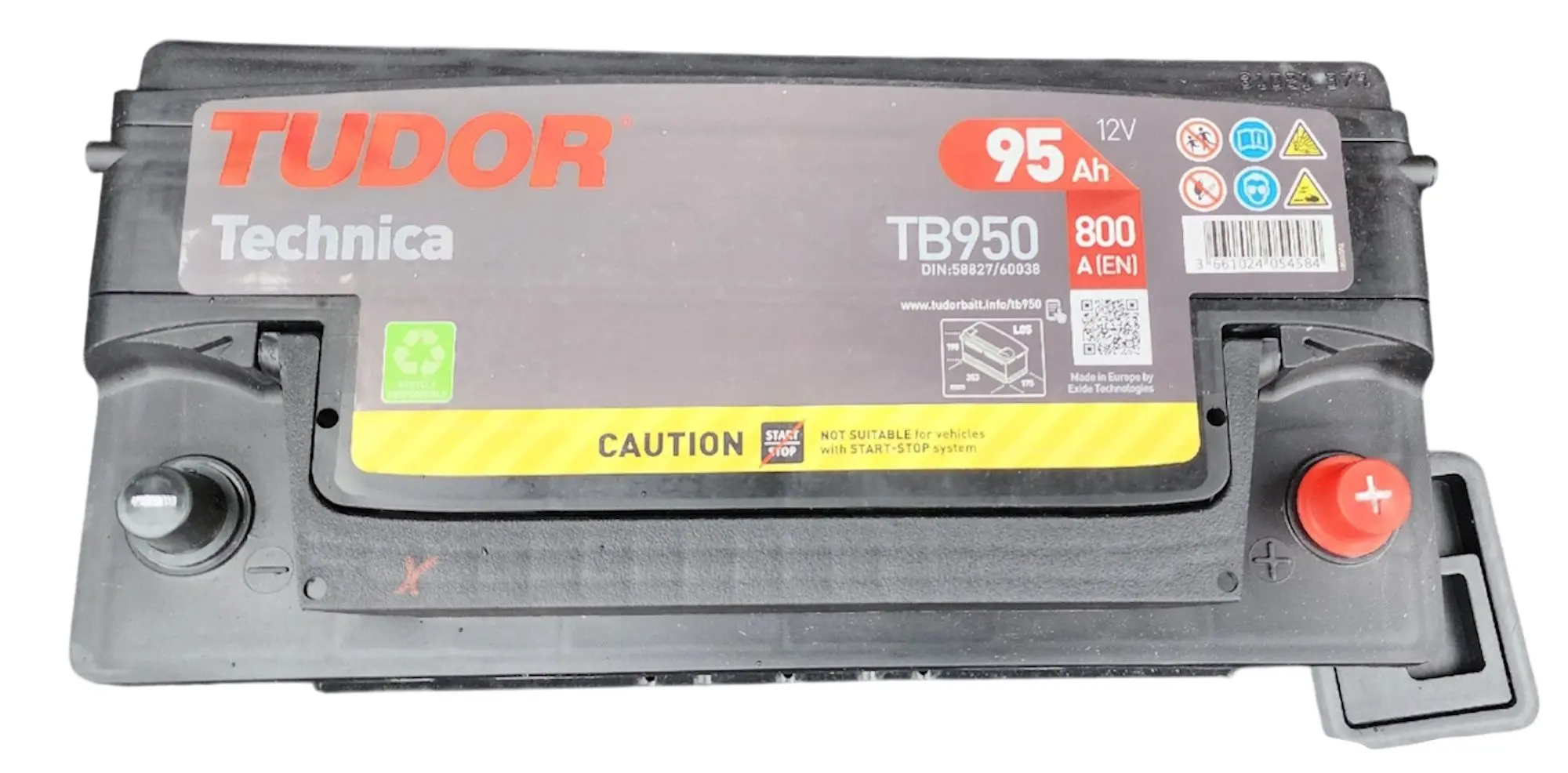 Acumulator Tudor Technica TB950 L05 95Ah 800A P+