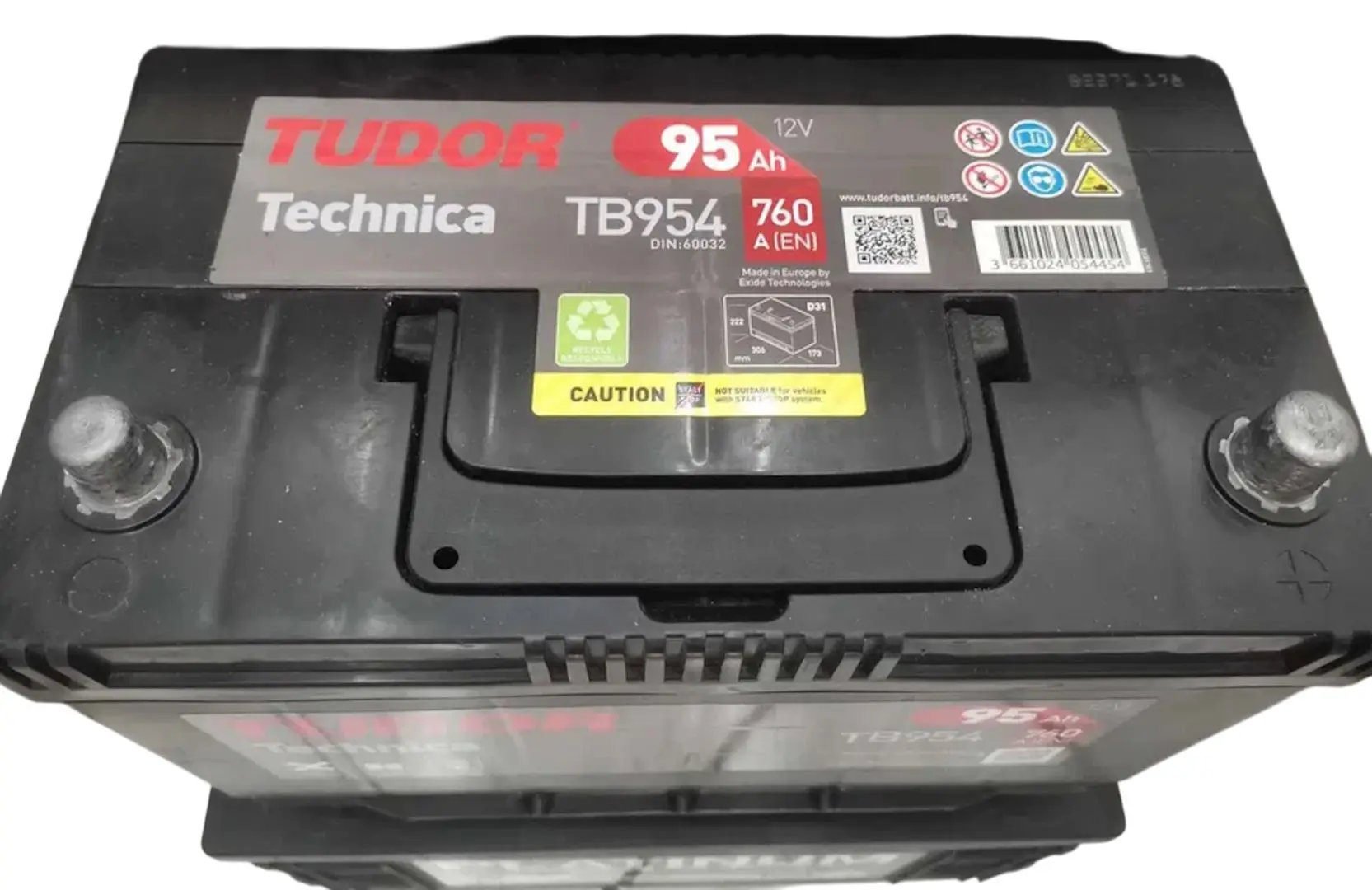 Acumulator Tudor Technica TB954 D31 95Ah 760A P+