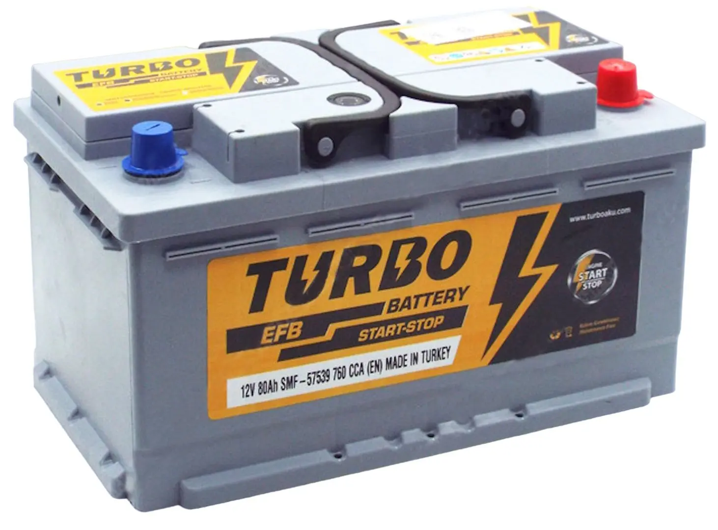Аккумулятор Turbo EFB Start Stop 80Ah 760A