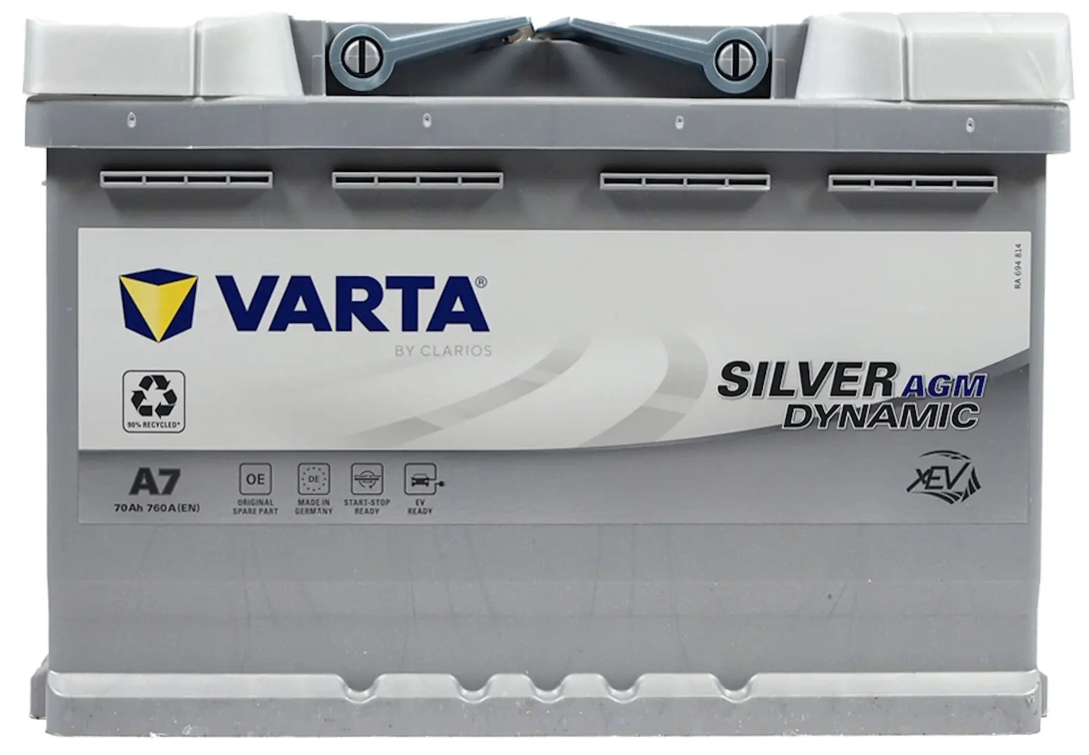 Аккумулятор Varta Silver Dynamic AGM A7 70Ah 760A