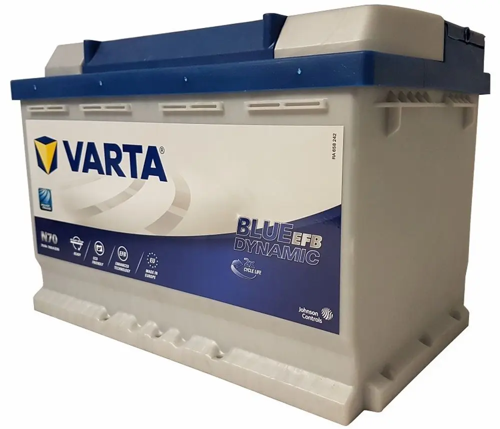 Аккумулятор Varta Blue Dynamic EFB 70Ah 760A (570500076)