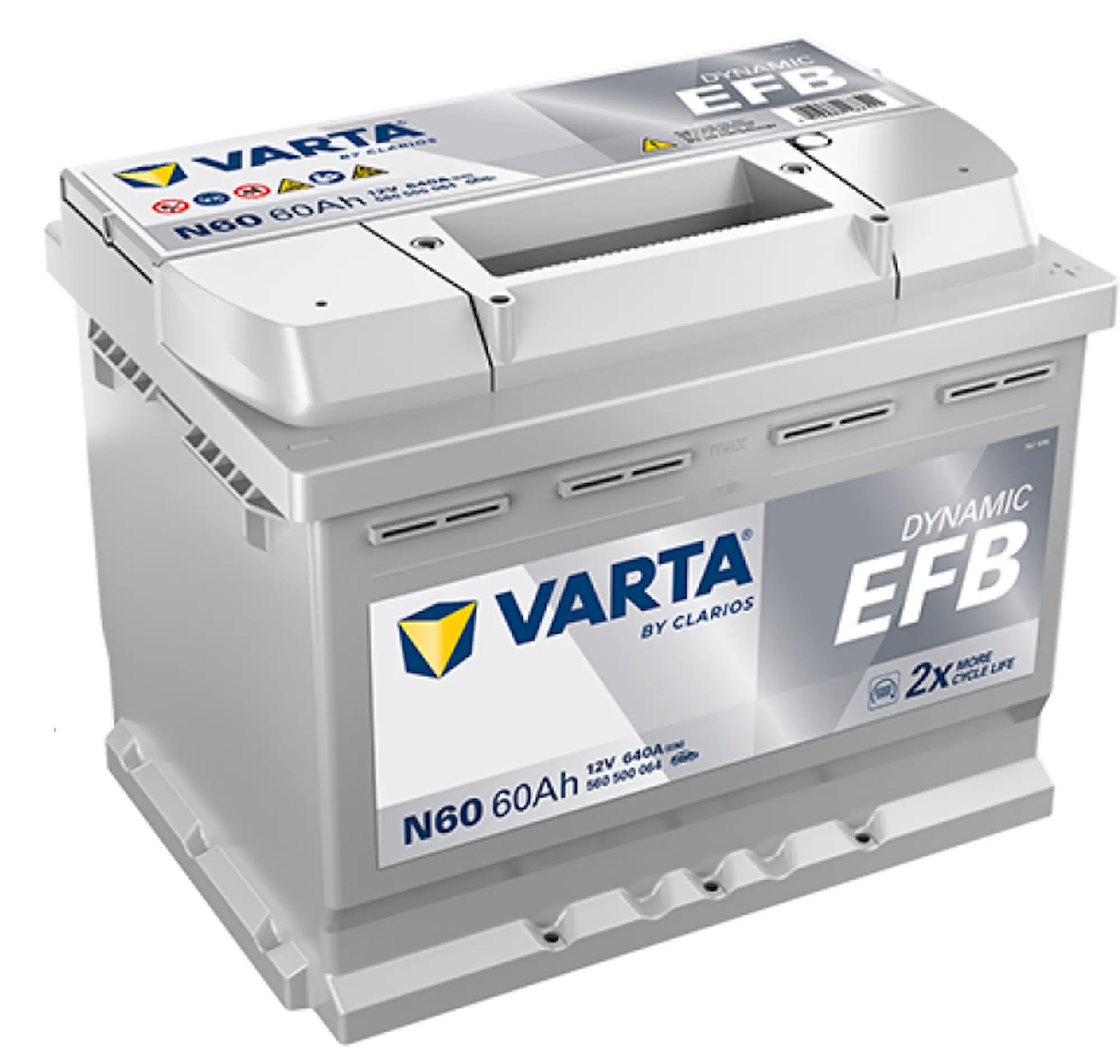 Acumulator Varta Dynamic EFB 60Ah 640A 560500064K262