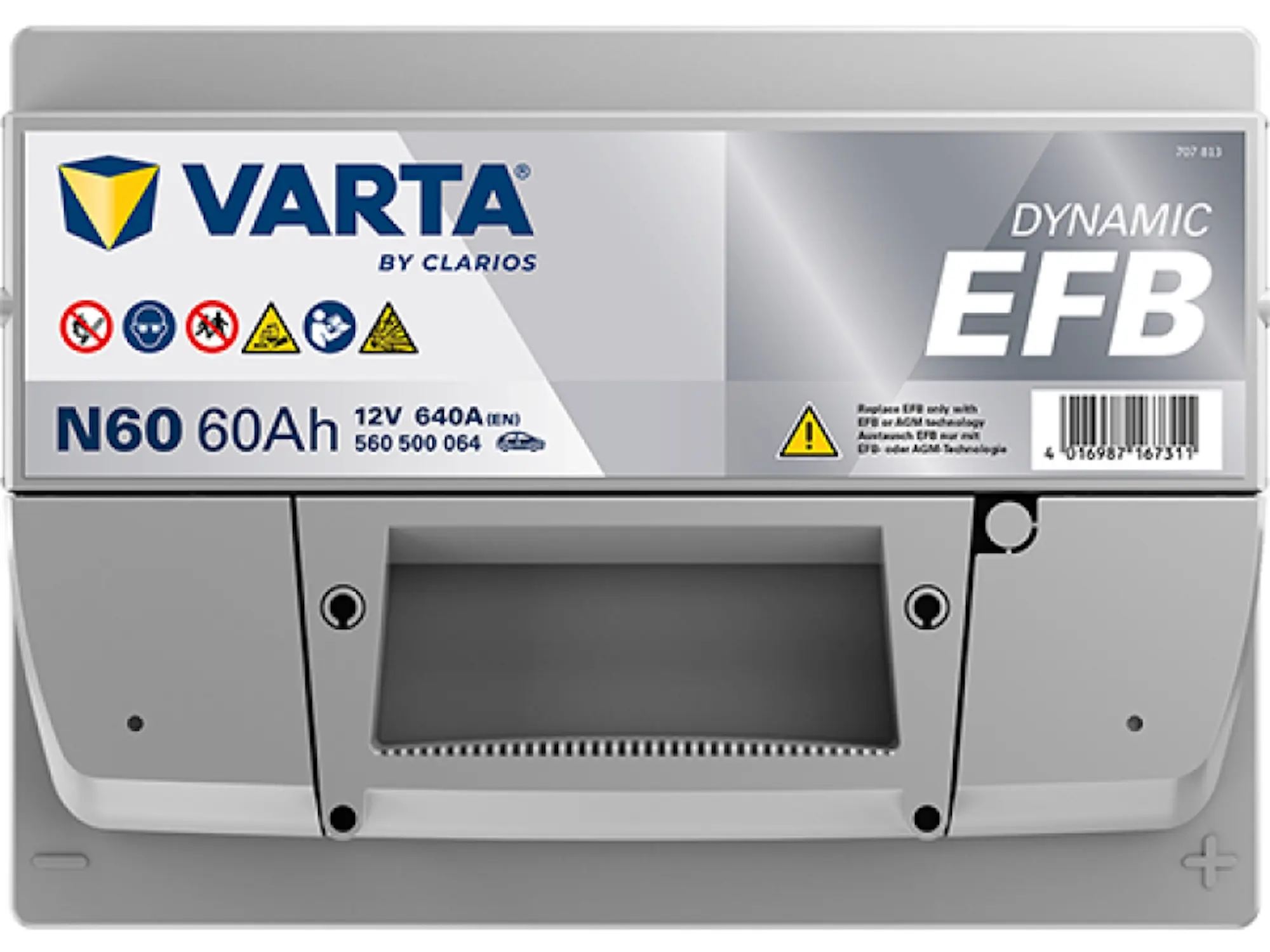 Acumulator Varta Dynamic EFB 60Ah 640A 560500064K262