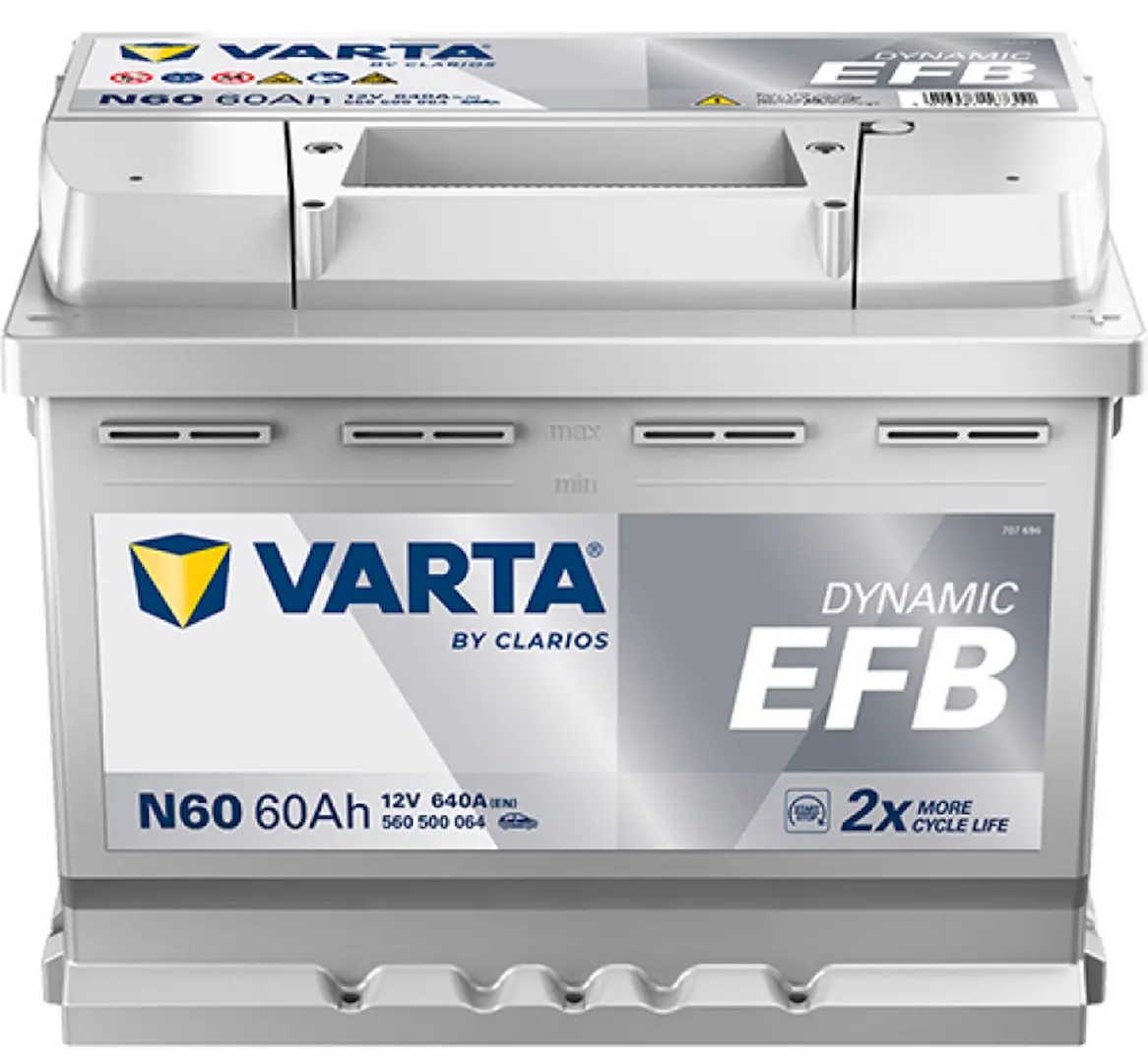 Acumulator Varta Dynamic EFB 60Ah 640A 560500064K262