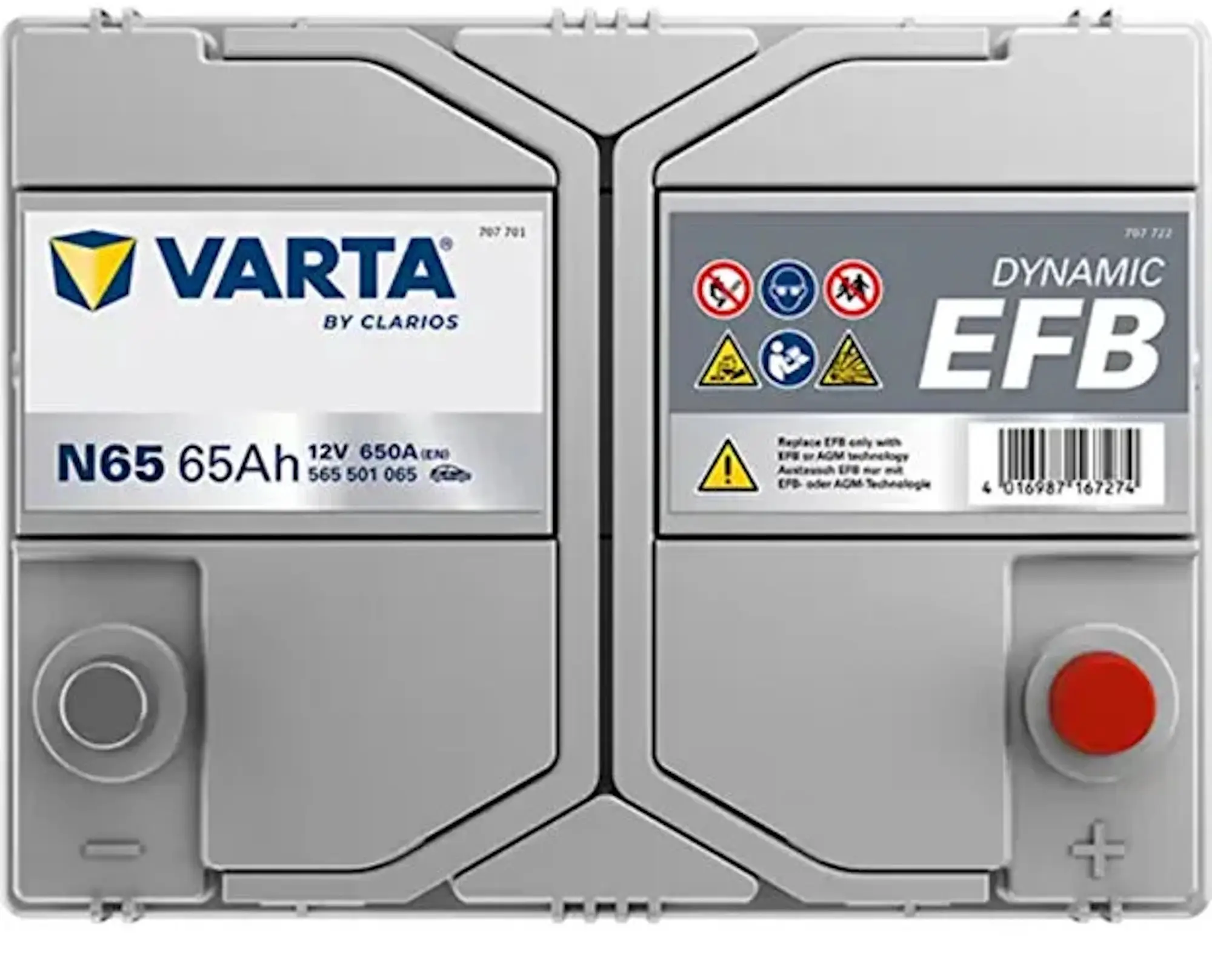 Аккумулятор Varta Dynamic EFB 65Ah 650A 565500065K262