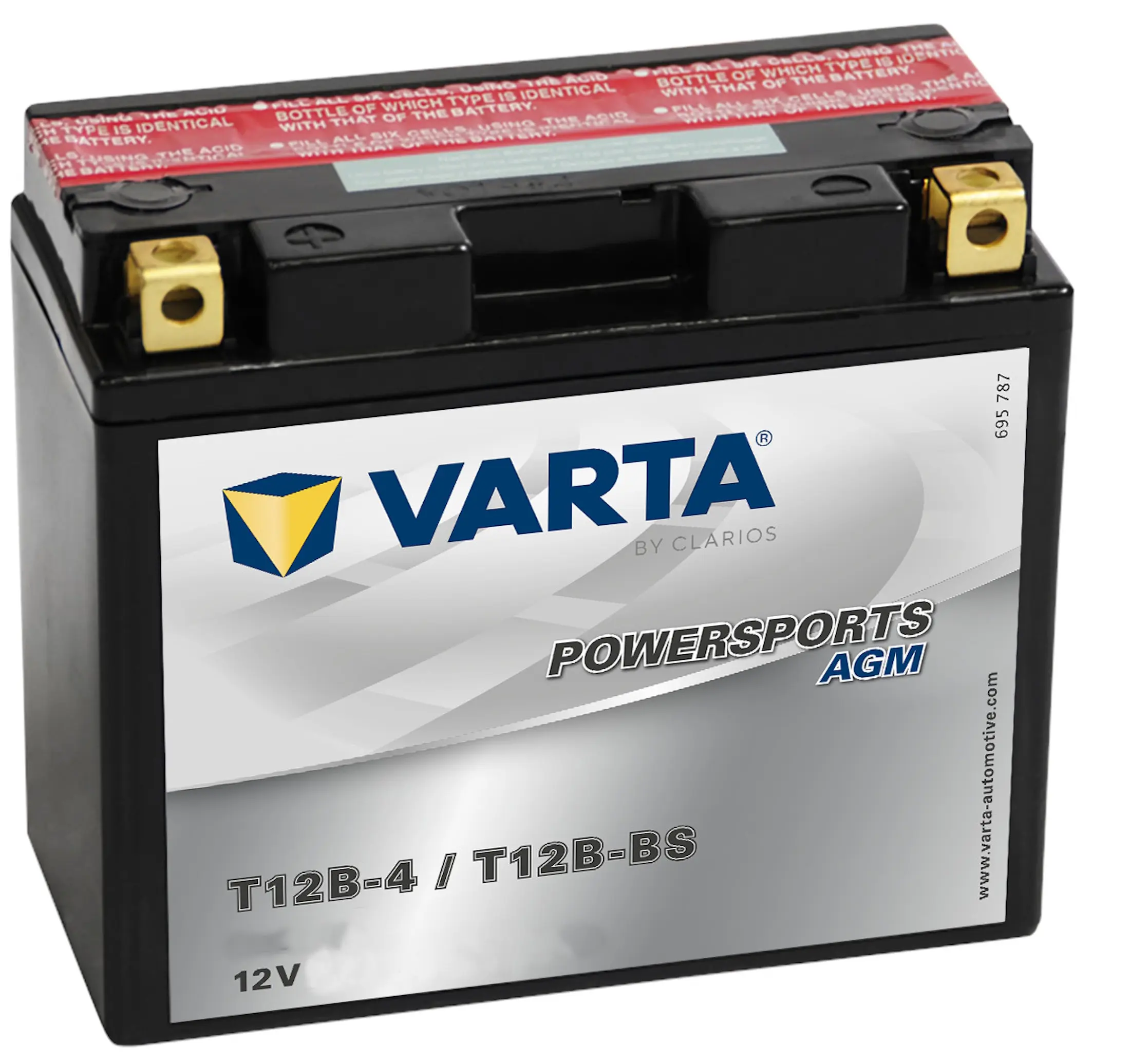 Acumulator Varta PowerSports AGM T12B-BS/T12B-4 10Ah 160A 510901016