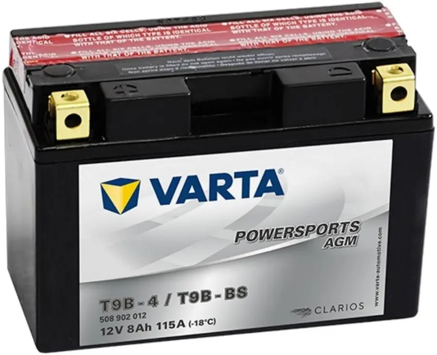 Acumulator Varta Powersports AGM T9B-BS 8Ah 115A I314
