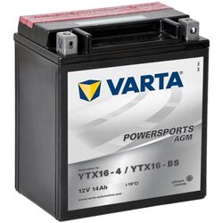 Acumulator Varta Powersports AGM YTX16-BS 12V 14AH 210A