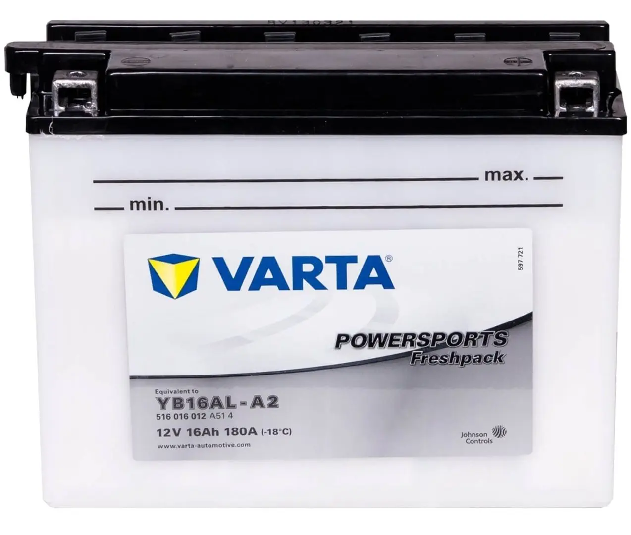 Аккумулятор Varta Powersports Freshpack YB16AL-A2 16Ah 180A