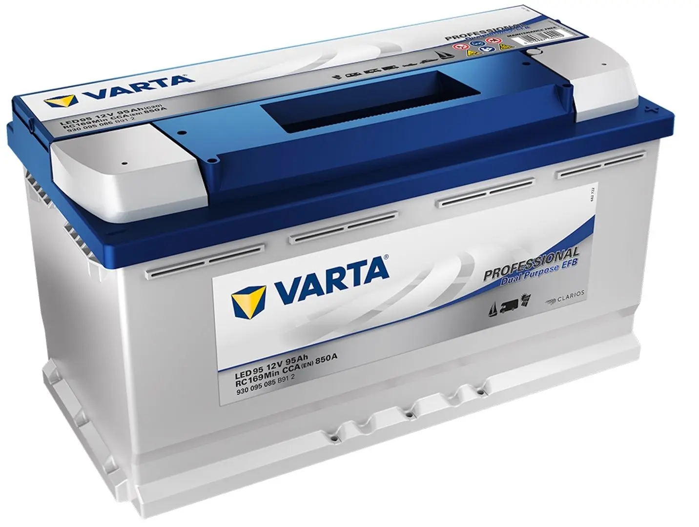 Acumulator Varta Professional Dual Purpose EFB 95Ah 850A