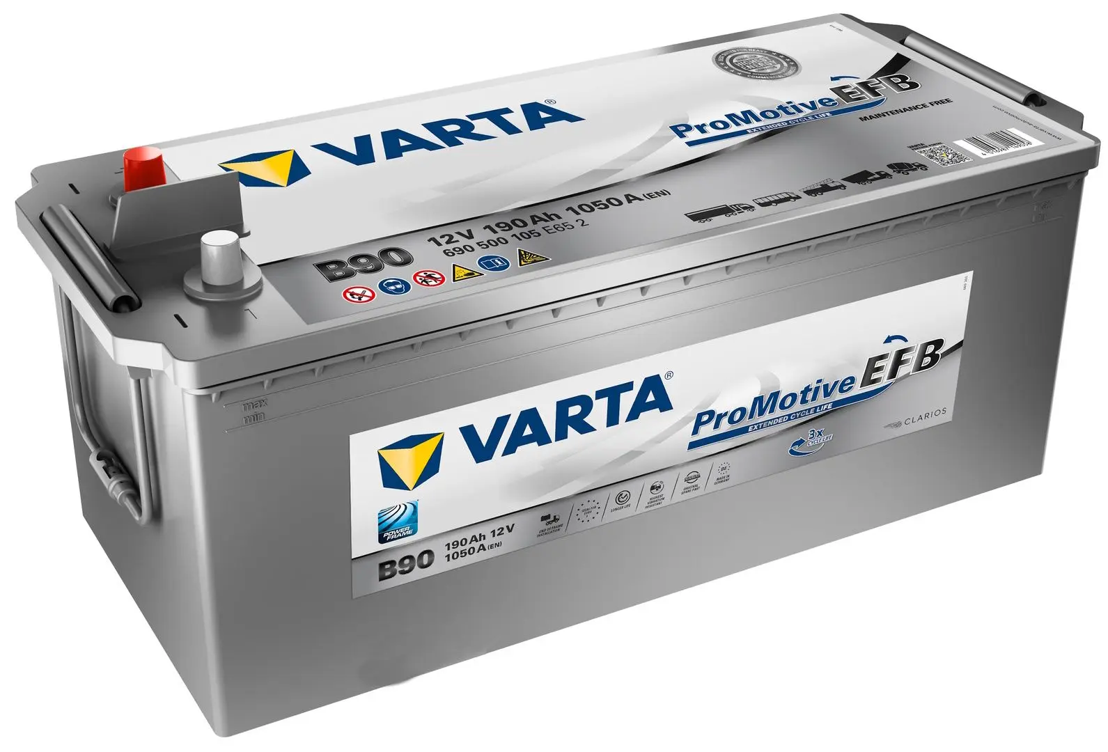 Acumulator Varta ProMotive EFB 190Ah 1050A