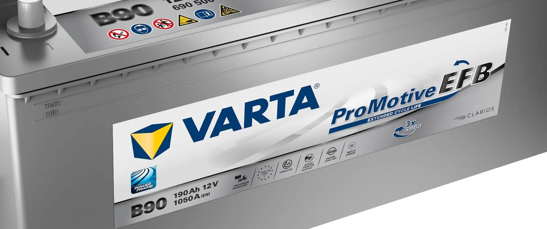 Acumulator Varta ProMotive EFB 190Ah 1050A